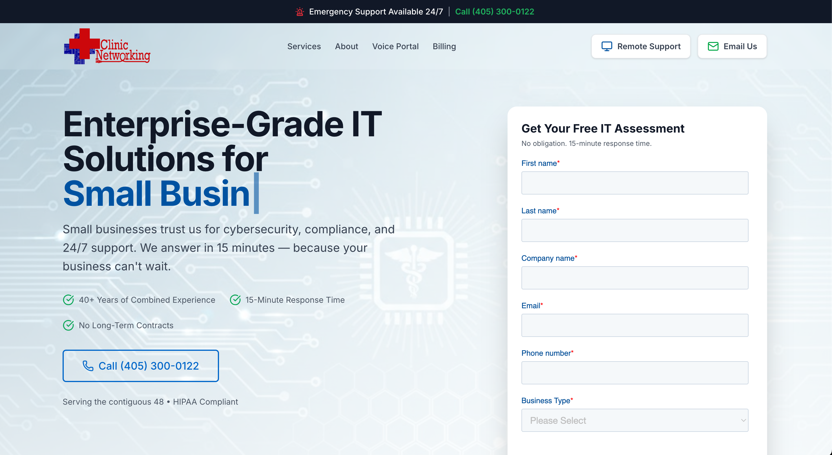 Clinic Networking Website